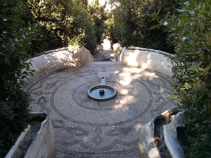 L'escalier de l'Eau du Generalife