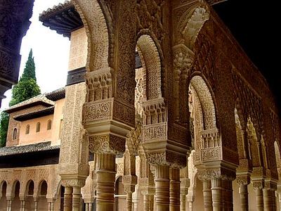 Foto dell'Alhambra di Granada: interni