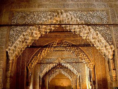 Foto dell'Alhambra di Granada: interni
