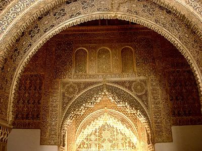 Foto dell'Alhambra di Granada: interni