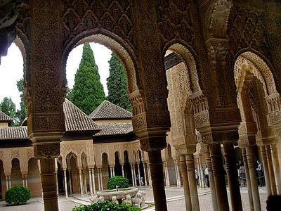 Foto dell'Alhambra di Granada: interni