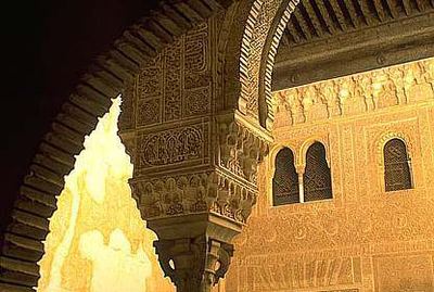 Foto dell'Alhambra di Granada: interni