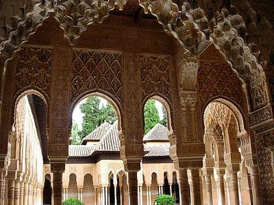 Foto dell'Alhambra di Granada: interni