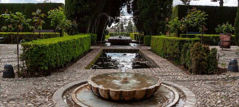 Les jardins bas du Generalife