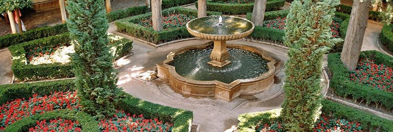 Der Daraxa-Garten in der Alhambra