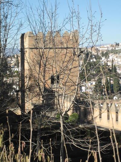 Foto dell'Alhambra di Granada: le torri